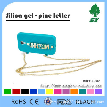 Fashionable ladies handbag design silicone phone cover/phone case for Iphone 4/4s/5/5s/ and Samsung